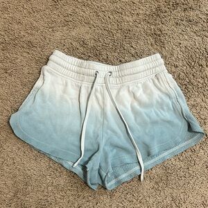 White and blue Ombre shorts